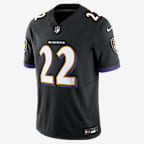NIKE RAVENS LAMOR JACKSON ジャージー NFL Lサイズ Men's Nike Lamar Jackson Purple Baltimore Ravens Vapor